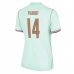 Maillot de foot France Adrien Rabiot #14 Extérieur vêtements Femmes Monde 2026 Manches Courtes